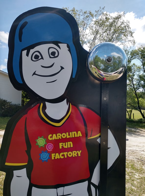 Kid Sized High Striker Game custom made for Carolina Fun Factory
